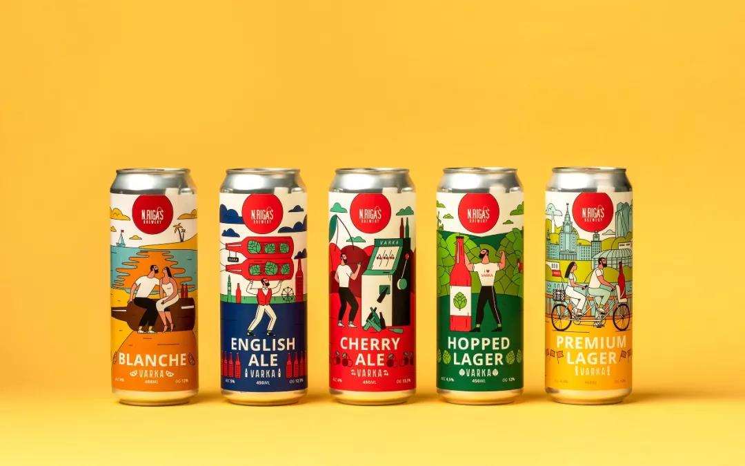 插畫風(fēng)啤酒產(chǎn)品包裝設(shè)計(jì)(啤酒) 插畫風(fēng)啤酒產(chǎn)品包裝設(shè)計(jì)(啤酒)