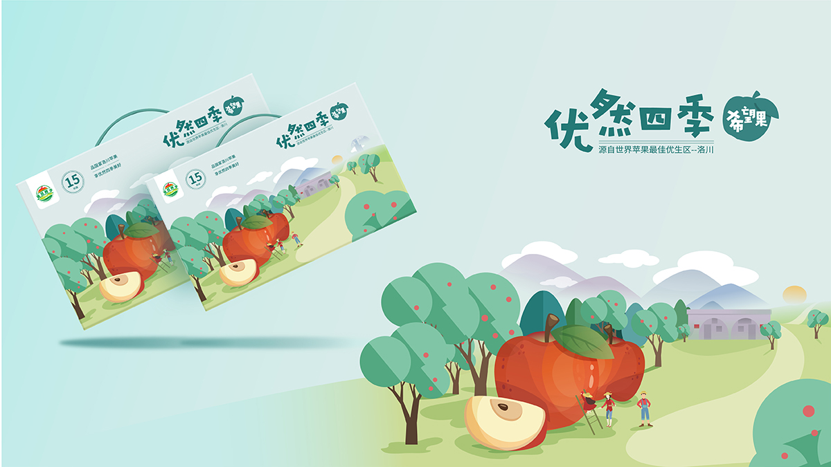 武漢包裝設計，水果包裝設計，農產品包裝設計